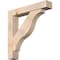 Ekena Millwork Funston Block Smooth Bracket w/ Offset Brace, Douglas Fir, 7 1/2"W x 42"D x 42"H BKT0806X42X42FST05SDF - alternate 1